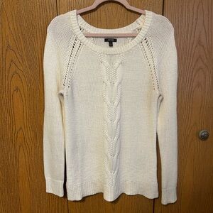 Cream knit sweater